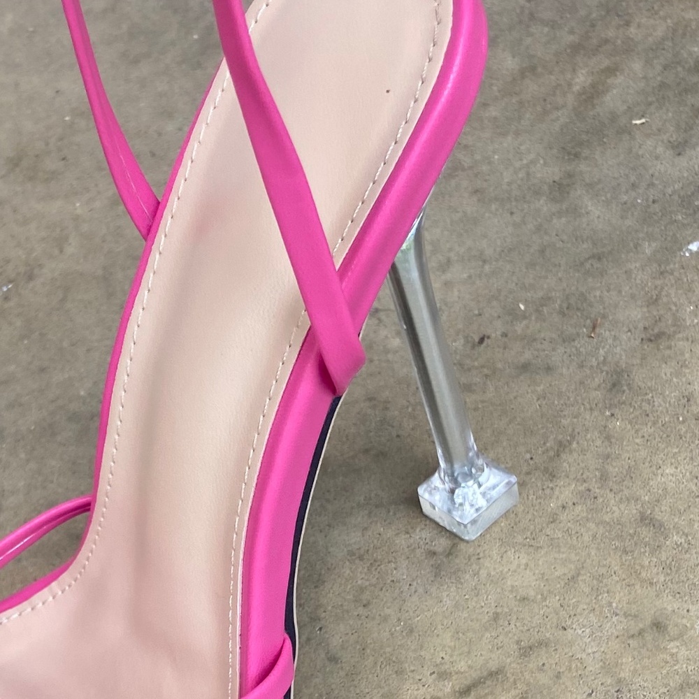 Hot pink heels